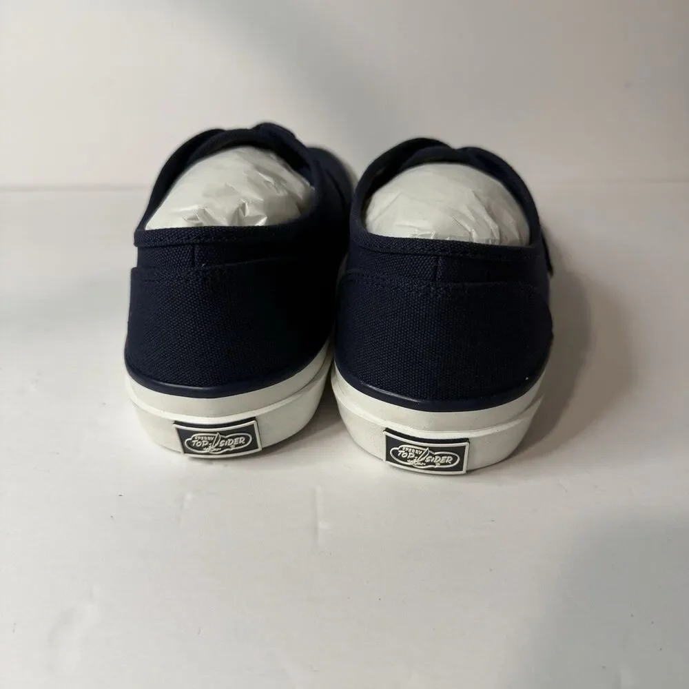 Sperry Top-Sider CVO Canvas Sneakers Men's Size 9.5 Navy Blue Deck Shoes New Box